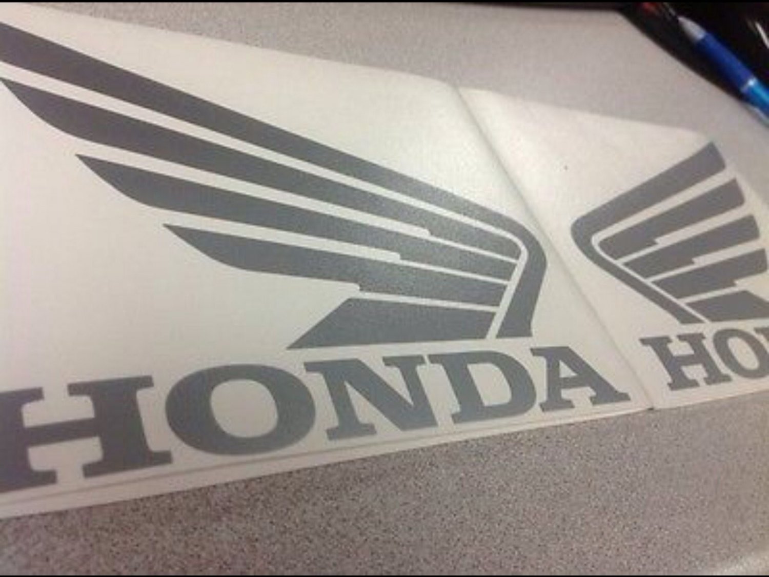 Honda Wings Set Vinyl Decal ATV Quad Tank Stickers