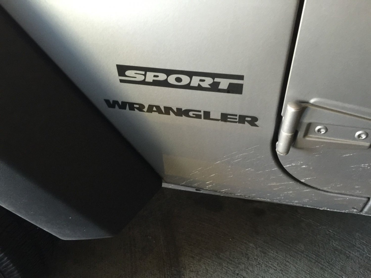 2 of Jeep Wrangler Sport Refresh Kit Vinyl Stickers Decal Black