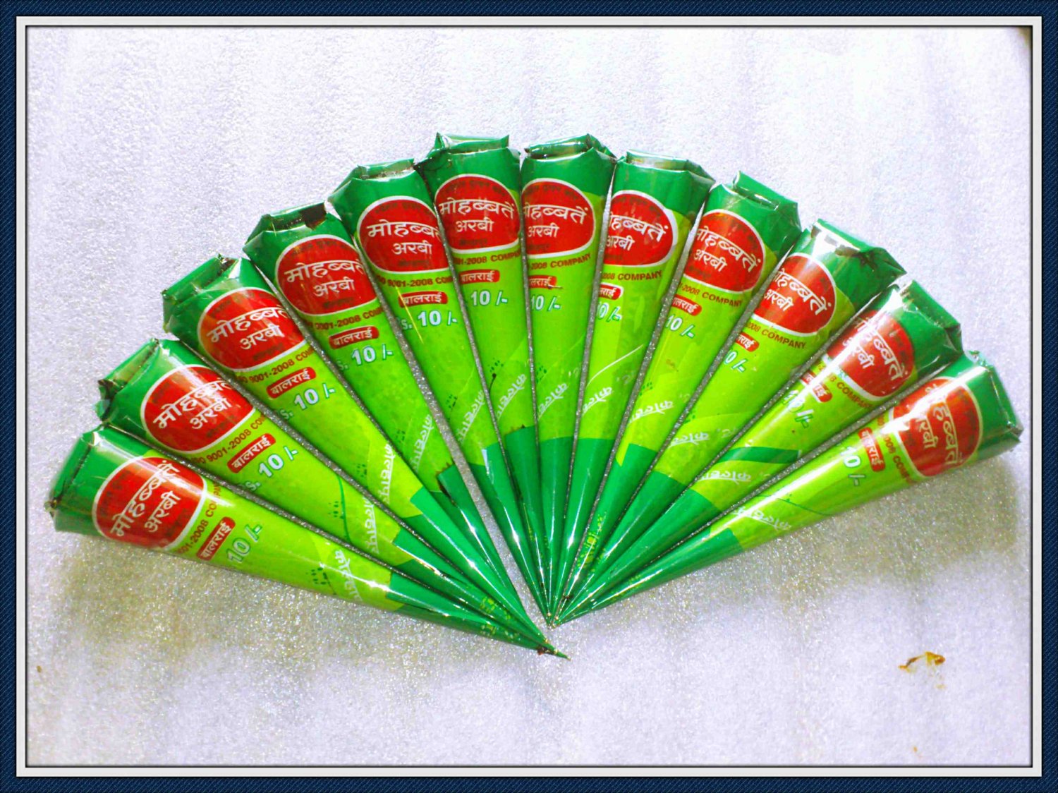 12 henna cones - Brown henna cones - mehandi cones - FREE gift