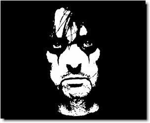 Alice Cooper Pop Art Painting