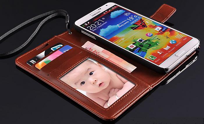 Leather case for Samsung Galaxy note 3