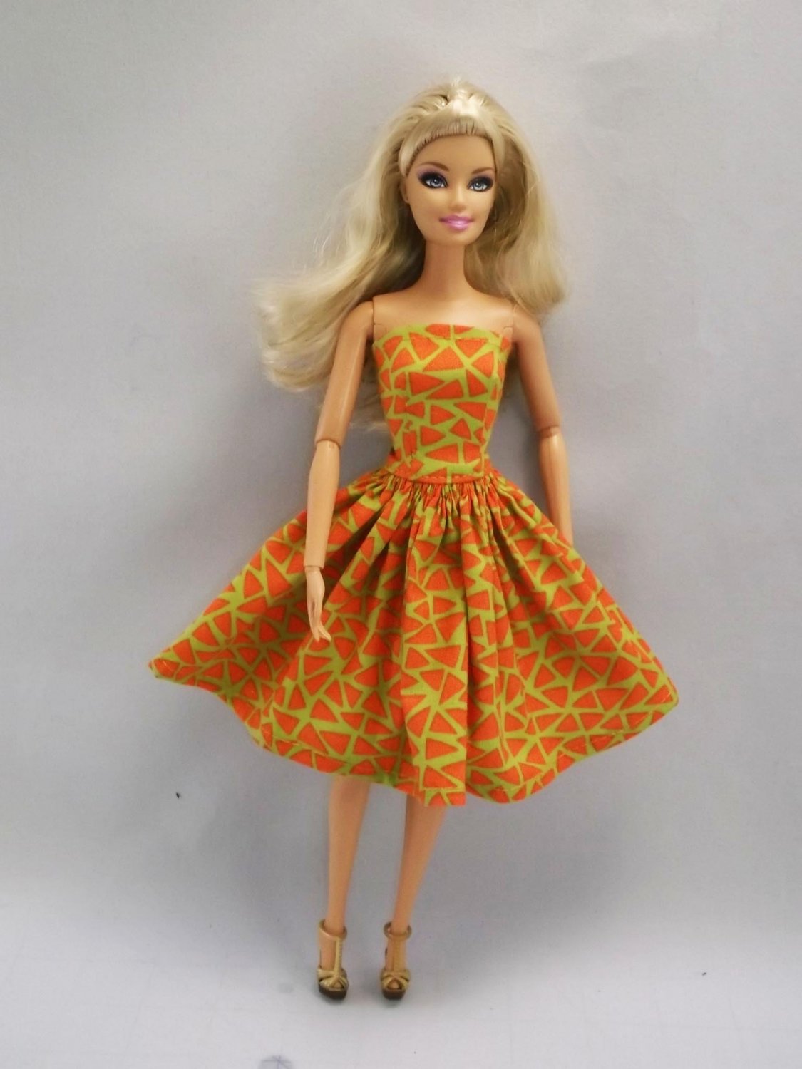 Barbie Clothes Strapless Barbie Dress 11