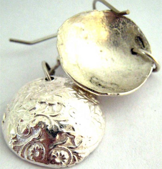 Patterned Bowl Earrings