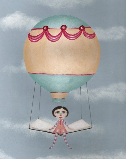 Flight Of Imagination Print by Suzette M. Morgan
