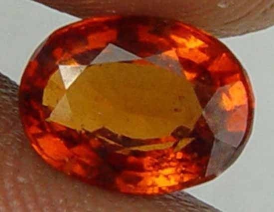 1.95CT 100% Natural Hot Lava Orange Hessonite 09102476