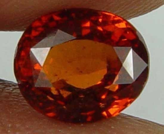 2.30CT 100% Natural Glowing Hessonite Garnet Unheated Loose Gem 09102477