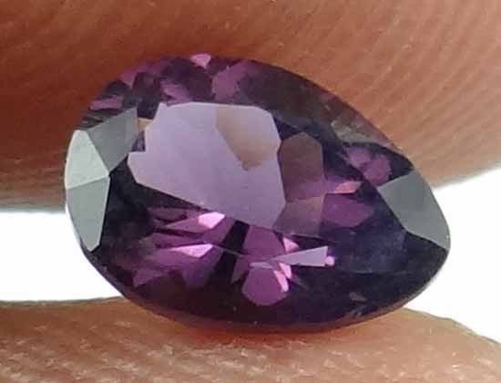 SPINEL Natural 1.15CT 7.57 X 5.58 MM Purple Color Pear Cut Unheated Gem 12111534