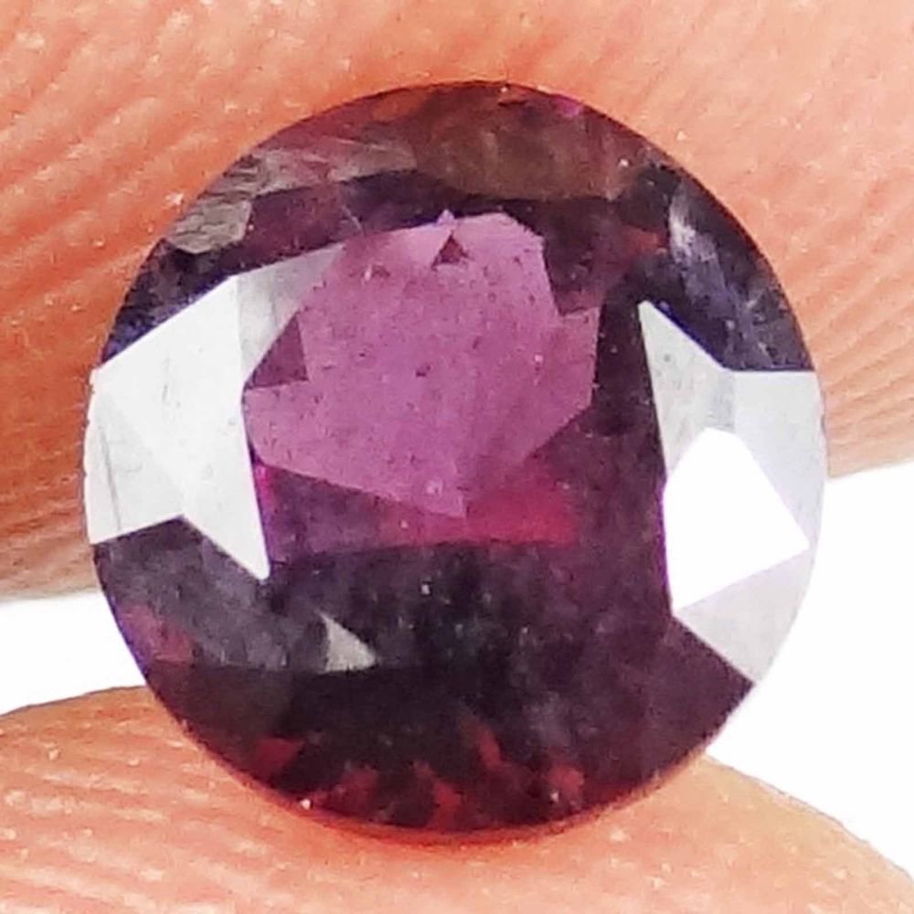 SPINEL Natural 1.20 CT 6.42 MM Magenta Red Rare Round Loose Ring Stone 13071450