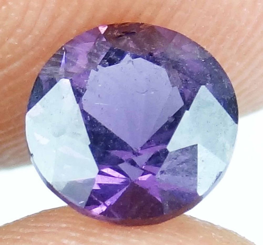 SPINEL Natural 1.95 CT 7.30 MM Rare Round Cut Magenta Purple Gemstone 13071455