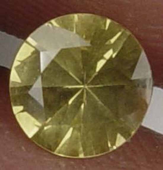 0.65CT Rare Round Cut Natural Ceylon Sapphire 07072502