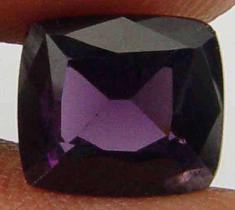 SPINEL Natural 2.15 CT 8.42 X 7.45 MM Deep Purple Color Cushion Cut Gem 10051476