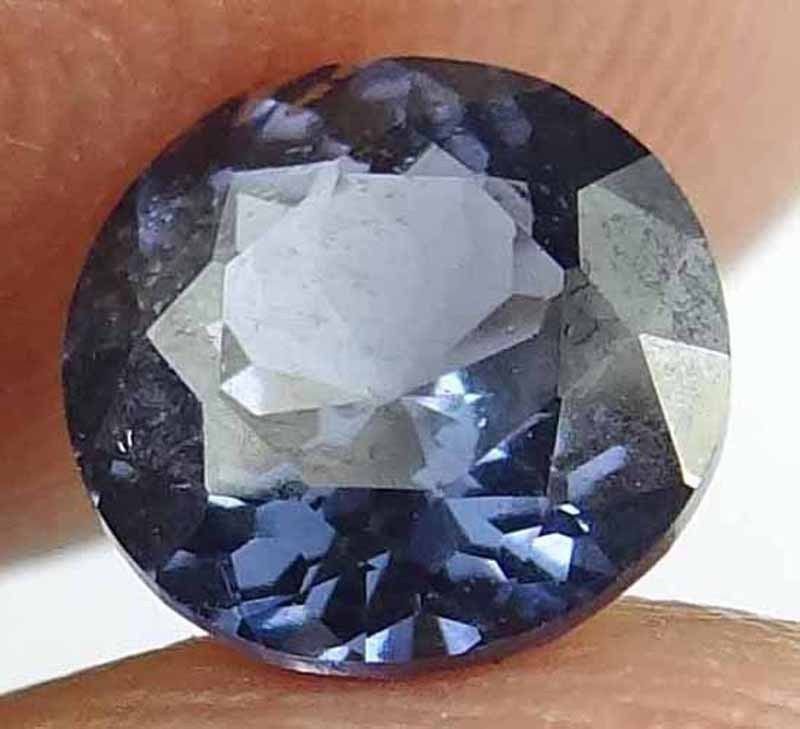 SPINEL Natural 1.30 CT 6.64 MM Blue Purple Color Rare Round Cut Gem 12111877