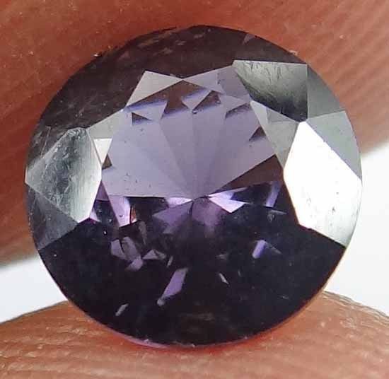 PURPLE SPINEL Natural 1.25 CT 6.84 MM Rare Round Cut Untreated Gemstone 12111846