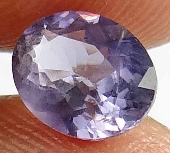 SPINEL Natural 1.30 CT 7.74 X 6.13 MM Purple Gray Color Untreated Gem 12111597
