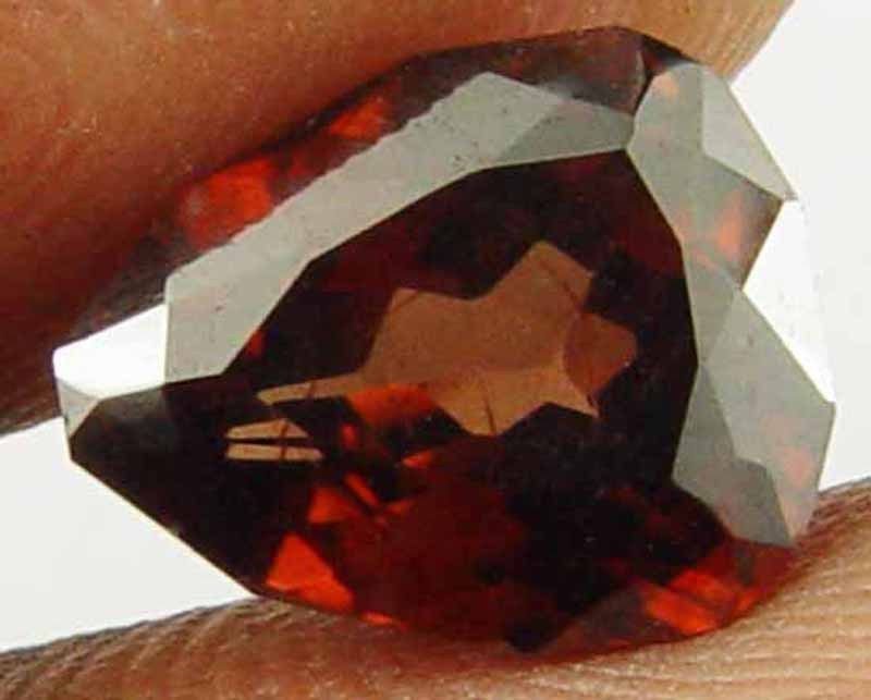 Zircon Natural 3.95Ct Unique Polygon Trillion Rare Color Great Size Gem 11031856