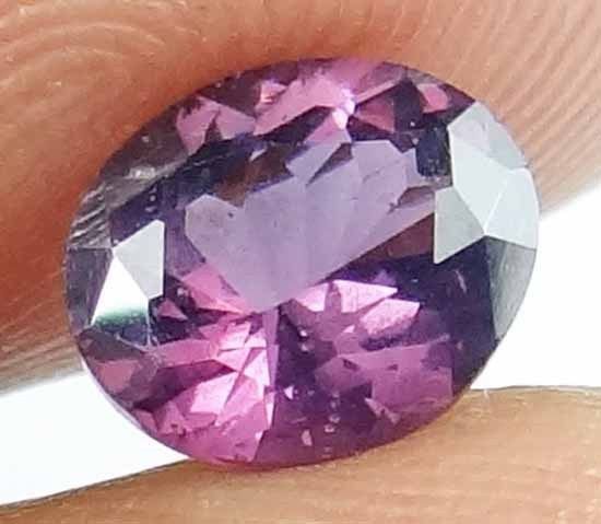 SPINEL Natural 1.35CT 7.4 X 6.19 MM Magenta Color Untreated Pretty Gem 13020553