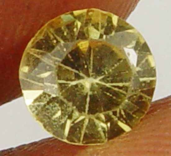 0.80Cts Stunning Glow Rich Yellow Rare Round Cut Natural Chrysoberyl 11052117