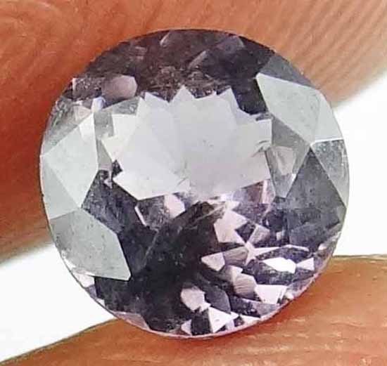 SPINEL Natural 1 CT 6.17 MM Rare Round Cut Purple Color Untreated Gem 13021280