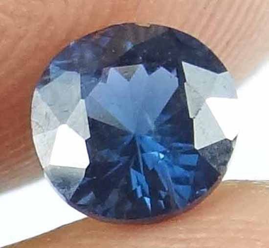 SPINEL Natural 1.15CT 6.15 MM Round Shape Blue Color Untreated Gemstone 13021254