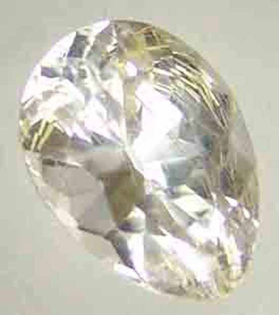 13.70CT Nice Pear Cut Natural Rutile Topaz Gem 10051732