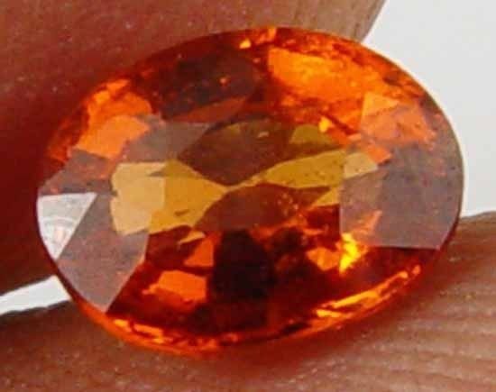 1.05CT Glowing Orange Fire Natural Hessonite 10091534