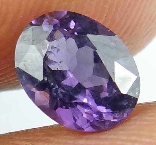 SPINEL Natural 1.4 CT 7.75 X 6.06 MM Oval Cut Gorgeous Purple Color Gem 13022543