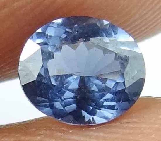 SPINEL Natural 1.0 CT 6.73 X 5.76 MM Nice Blue Color Untreated Gemstone 13022538
