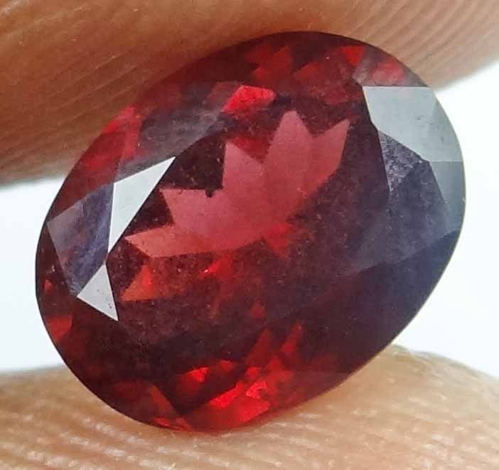 GARNET Natural 3.15 CT 9.77 X7.58 MM Great Size Well Cut Gorgeous Oval 13022510