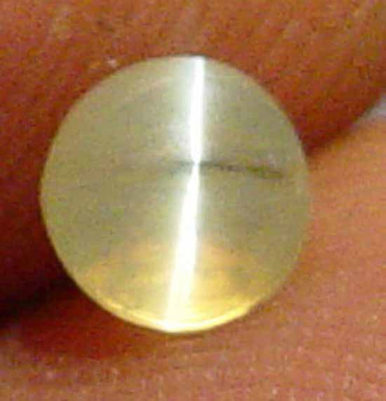0.55CT Sharp Round Chrysoberyl Cat's Eye Gem 10081575