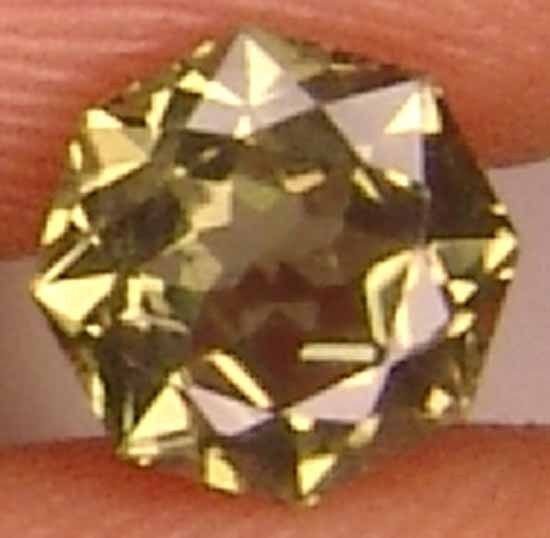 Fascinating Round Octagon 0.80Cts Rare Natural Kornerupine Gem 11060189