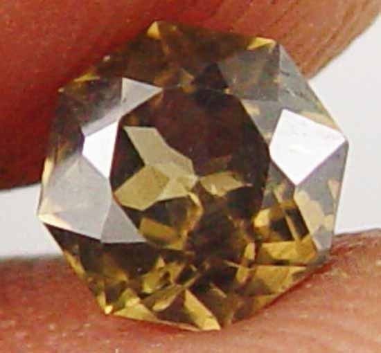 Impressive Unique Octagon Cut 1.15CT Earth Mined Ceylon Zircon Gemstone 11060532