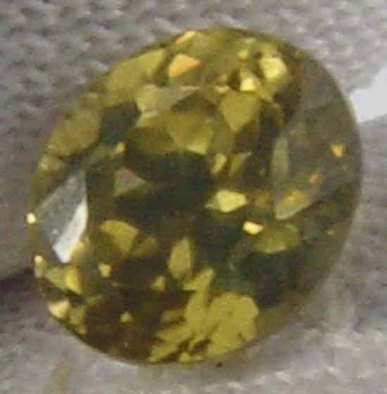 ZIRCON Natural Gorgeous Yellow Color Gem 1.15 Ct 6.04 x 05.15 MM 12012540