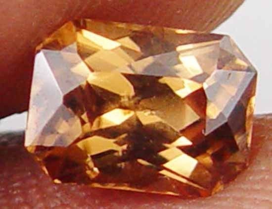 Perfect Cut Octagon Gorgeous Brown Glow 2.70CT Earth Mined Zircon Gem 11060558