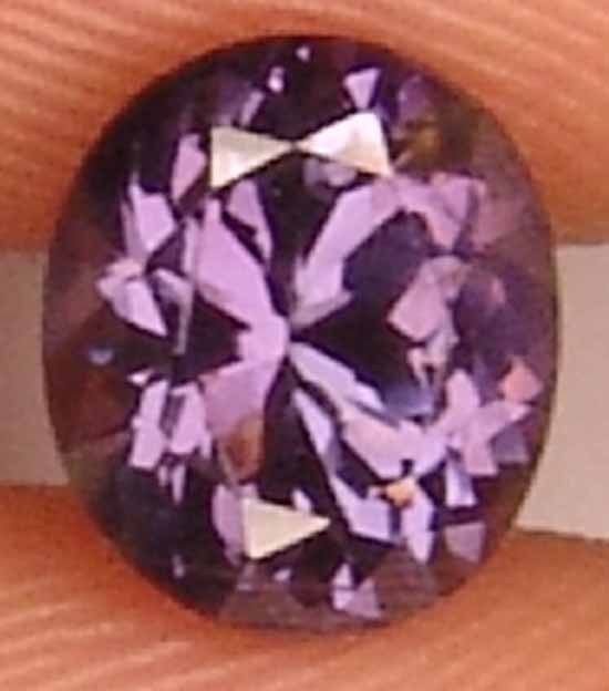 Unheated 1.35Cts Natural Purple Spinel Oval Gem 11060119