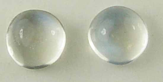 Natural Moonstone Gems Rare Clean Round Pair for Ladies Earings 0.75Cts 11053084