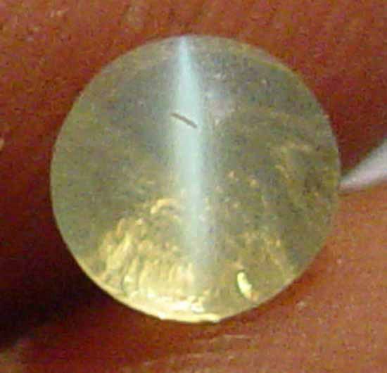 0.60CT Clean Round Sharp Chrysoberyl Cat's Eye 10081573