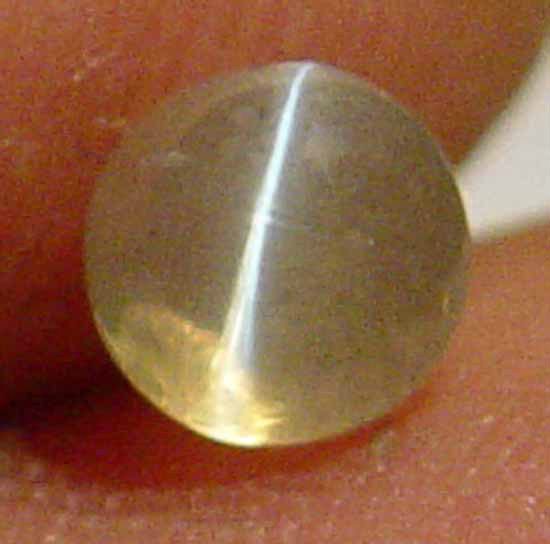 0.60CT Sharp Rare Round Chrysoberyl Cat's Eye 10081521