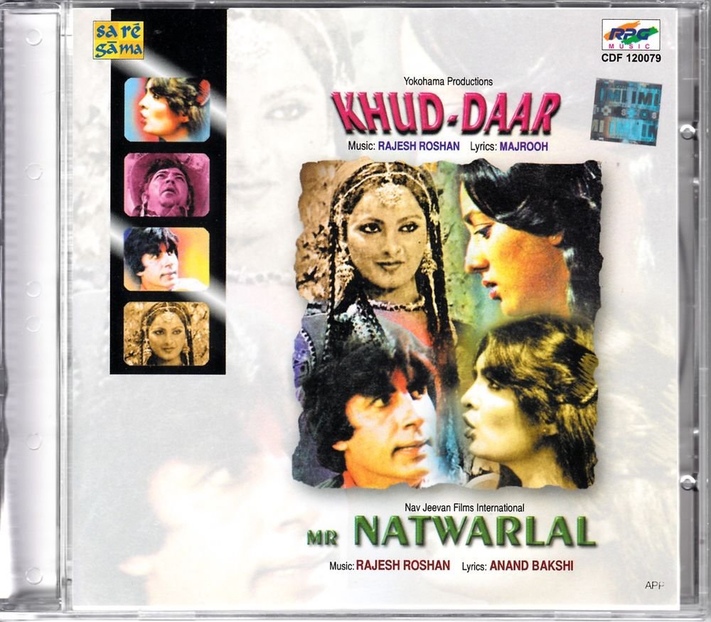 Khud-Daar / Mr. Natwarlal (Music: Rajesh Roshan) (Soundtrack) (Made in India)