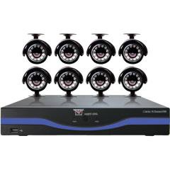 Night Owl Security 16-Channel L-Series DVR with 500GB HDD, HDMI and 8 Night Vision Cameras