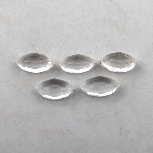 Certified Natural White Topaz AAA Quality 6x3 mm Faceted Marquise Shape 50 pcs Lot Loose Gemstone