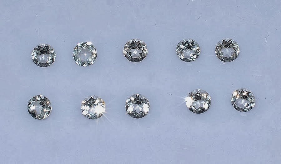 Certified Natural Zircon AAA Quality 1.25 mm Faceted Round Shape 25 pc Lot Loose Gemstone