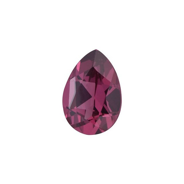 Certified Natural Rhodolite AAA Quality 7x5 mm Faceted Pears Shape 1 pc Loose Gemstone