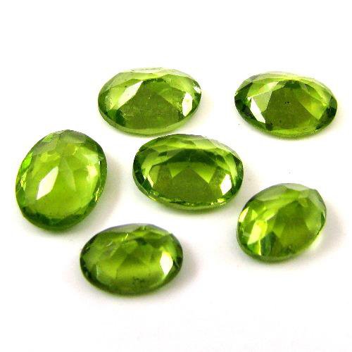Certified Natural Peridot AAA Quality 6x4 mm Faceted Oval Shape 1 pc Loose Gemstone