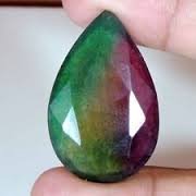 Certified Quartz Doublet Bi Color AAA Quality 16x12 mm Faceted Pears Shape 1 pc Loose Gemstone