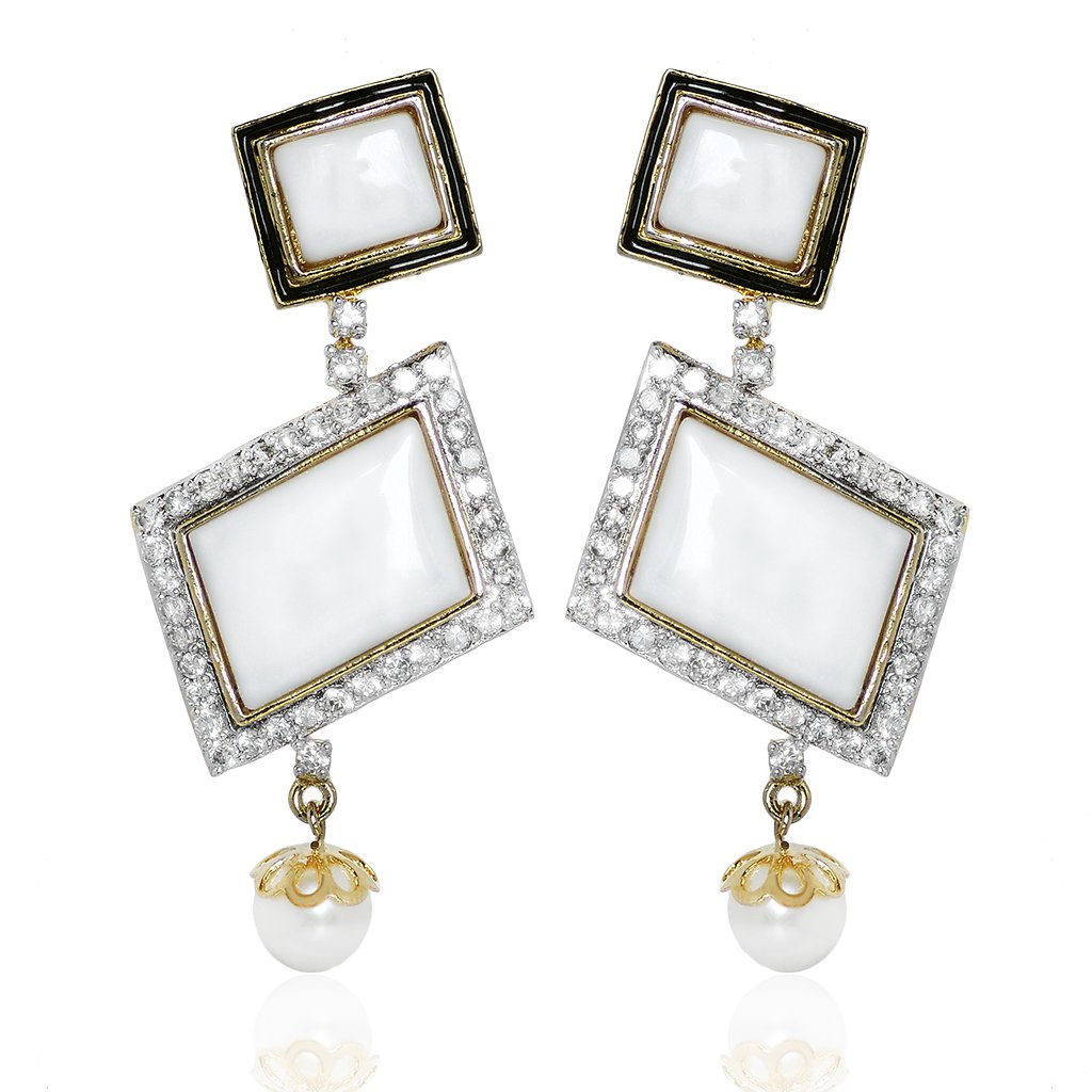 Beautiful Designer Brass Earring