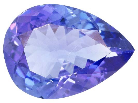 Certified Natural Tanzanite AA Quality 6x4 mm Faceted Pear 1 pc loose gemstone