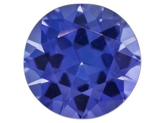 Certified Natural Tanzanite AAA Quality 6 mm Faceted Round 1 pc loose gemstone