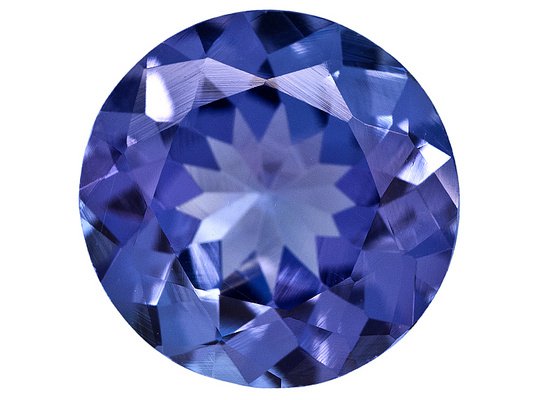 Certified Natural Tanzanite AAA Quality 7 mm Faceted Round 1 pc loose gemstone