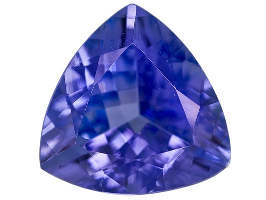 Certified Natural Tanzanite AAA Quality 4.5 mm Faceted Trillion 1 pc loose gemstone