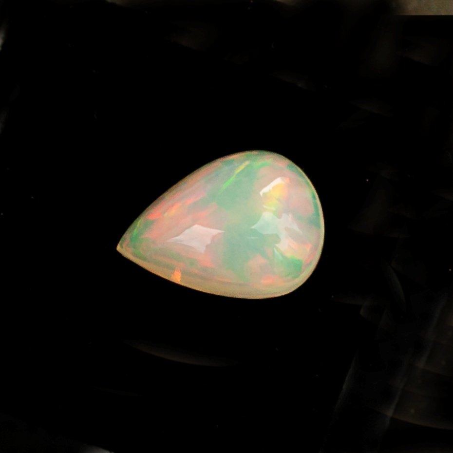 Certified Natural Ethiopian Opal AAA Quality 3x4 mm Faceted Pear 10 pcs Lot loose gemstone